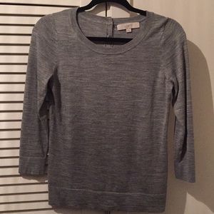 Grey Ann Taylor LOFT sweater